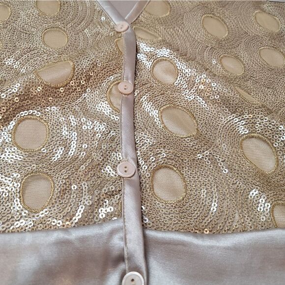 GLAM Sequined Racerback Top - Picture 3 of 8